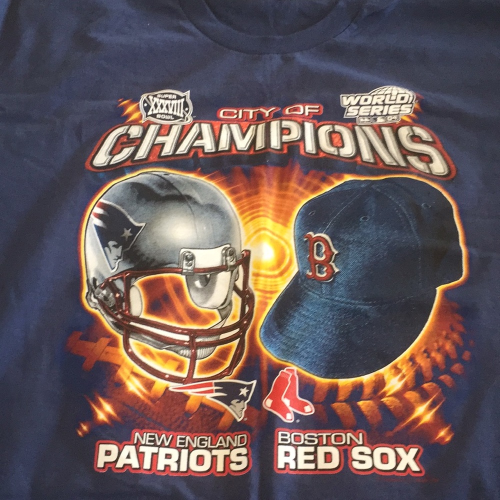 City of champions T-shirt Red Sox, Patriots